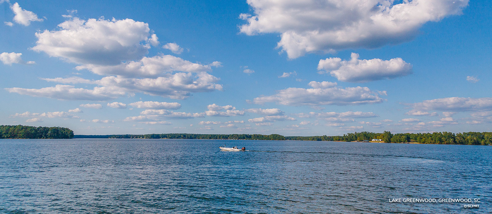 Photo of boat on Lake Greenwood